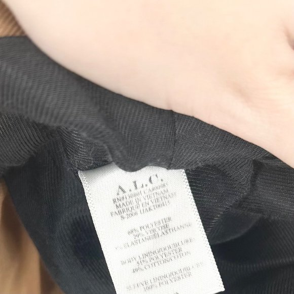 A.L.C. Sedgwick Tan Double Breasted Blazer Jacket - Picture 6 of 8